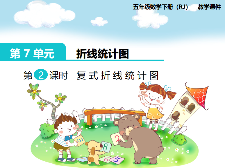 [课件]第2课时  复式折线统计图