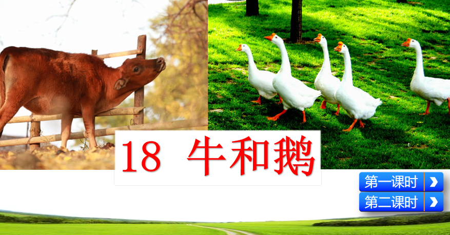 [课件]18 牛和鹅