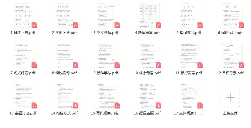 部编版小学语文三年级下册期末专项训练题含答案17份PDF文档