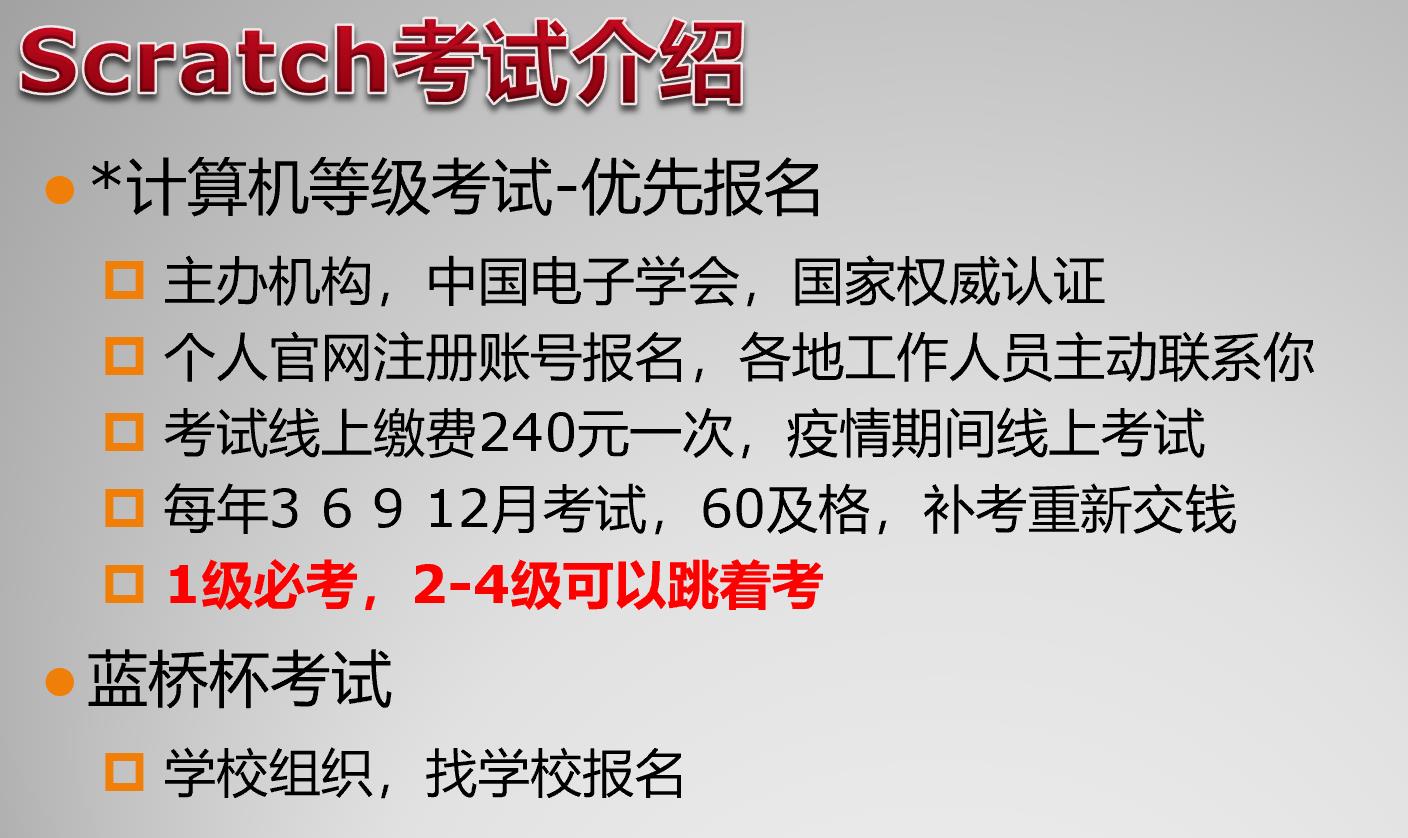 Scratch等级(1-4级)考试考级考题图形化少儿编程资料真题试卷试题素材