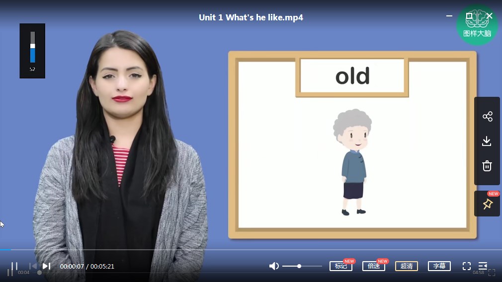 人教PEP版五年级上册英语课本全册，1-6单元单词词汇发音教学视频课，MP4视频百度网盘下载