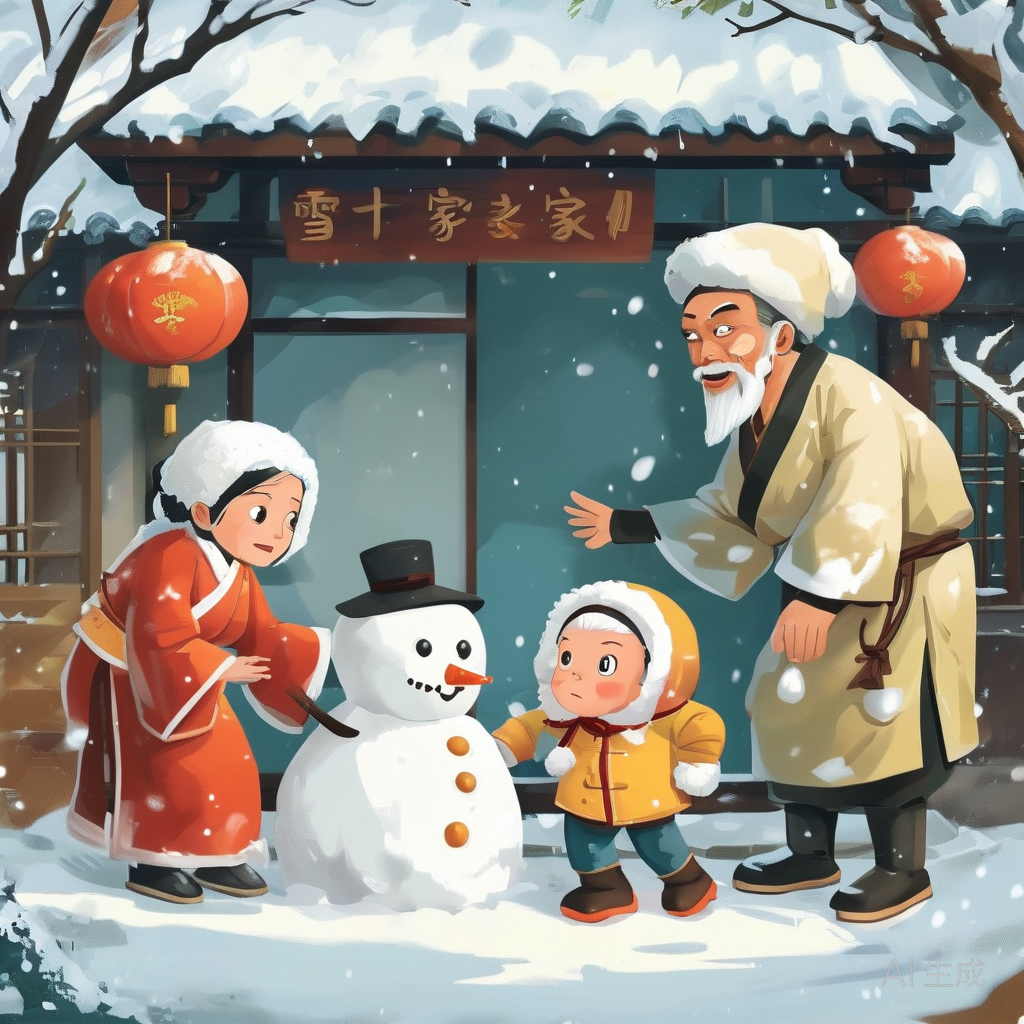 一年级家长和老师怎么用《雪孩子》导学教案